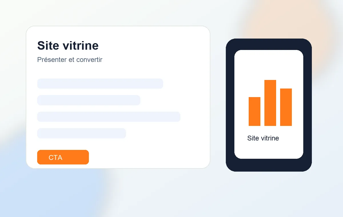 Aperçu visuel pour Création site vitrine Paris