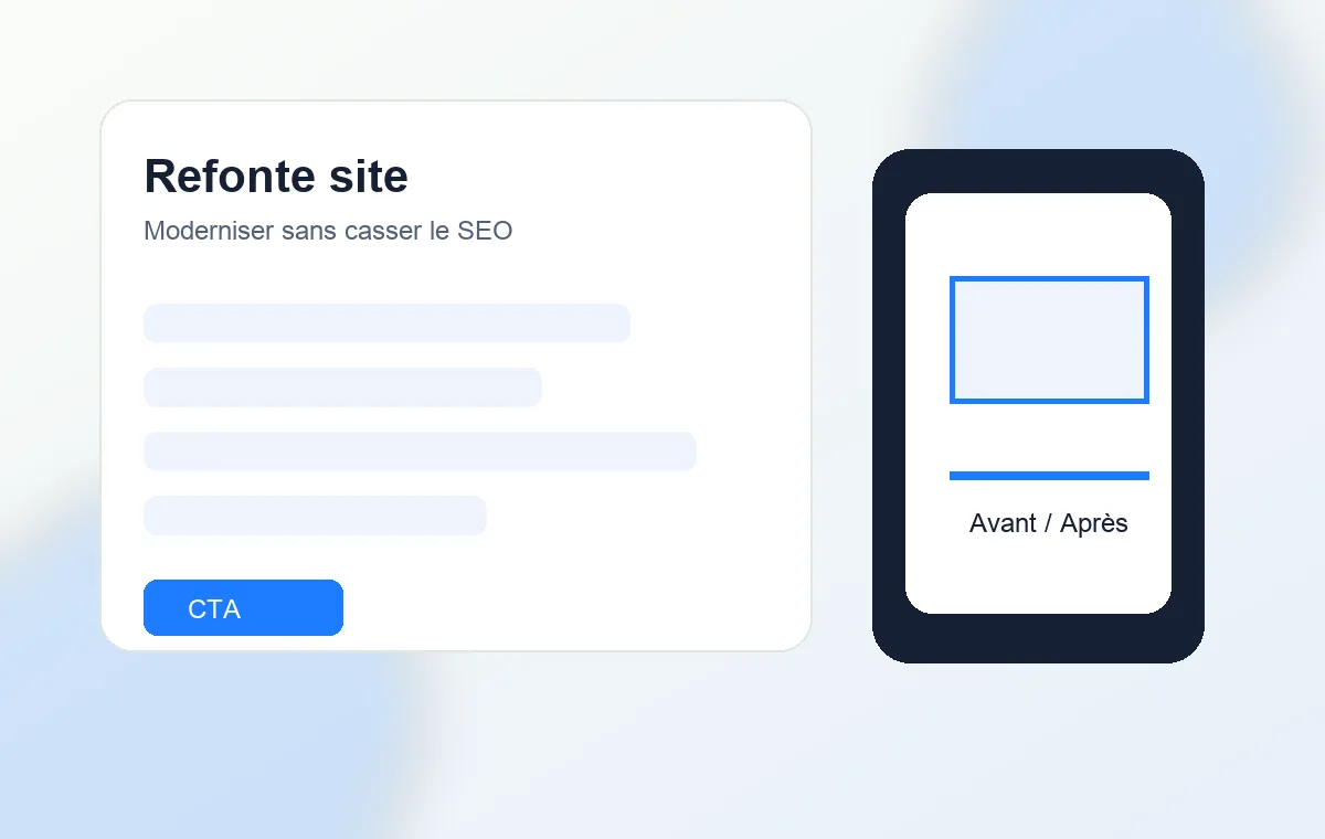 Aperçu visuel pour Refonte site internet Paris