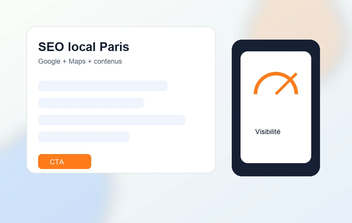 Aperçu visuel pour SEO local Paris