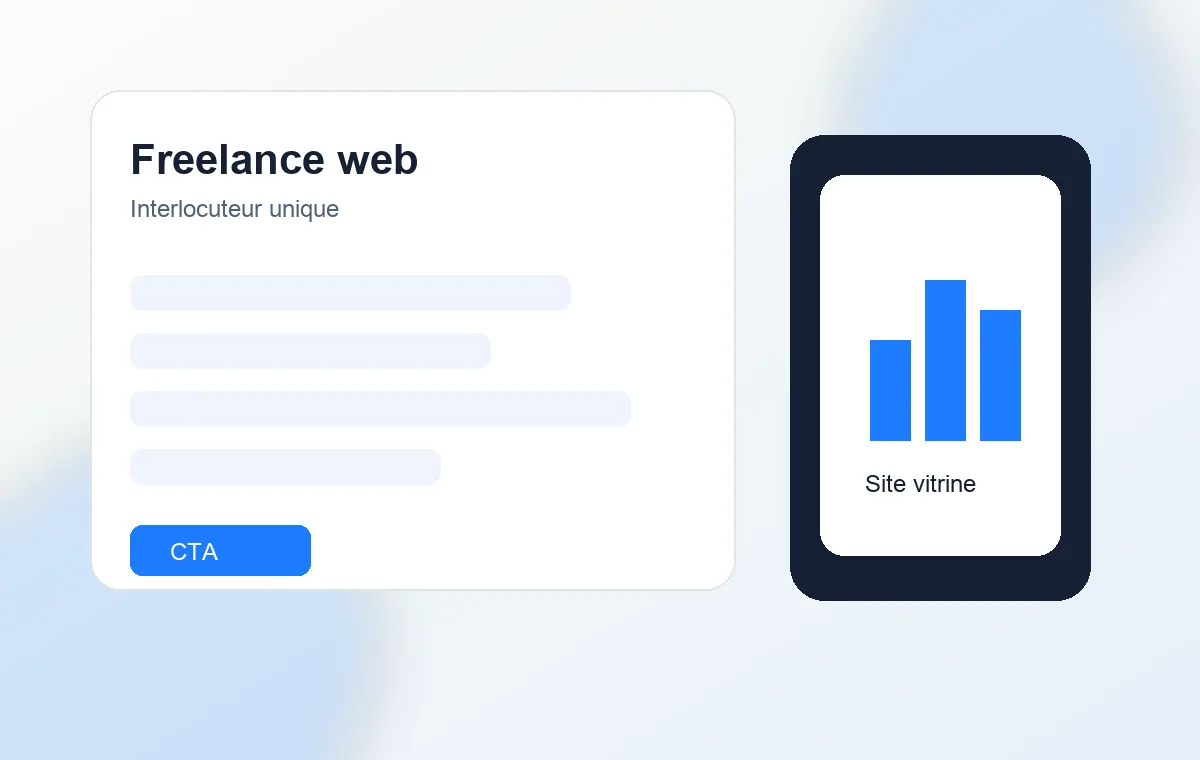 Aperçu visuel pour Webmaster freelance Paris