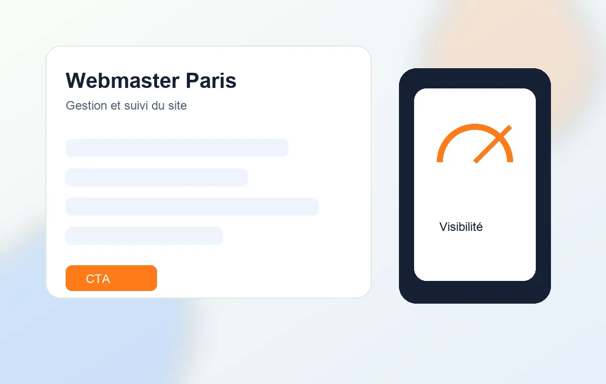 Aperçu visuel pour Webmaster Paris